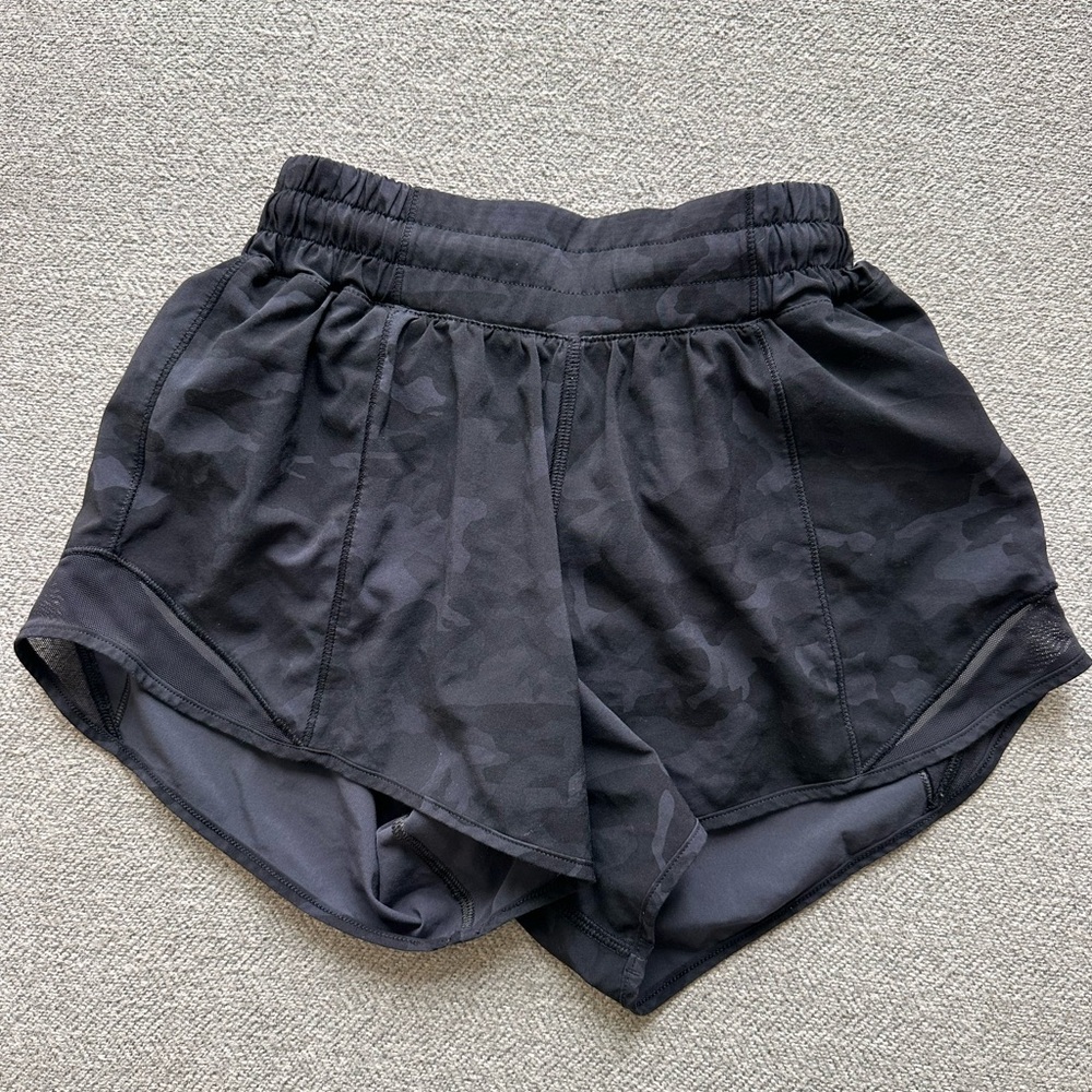 Women's Black Camo Shorts